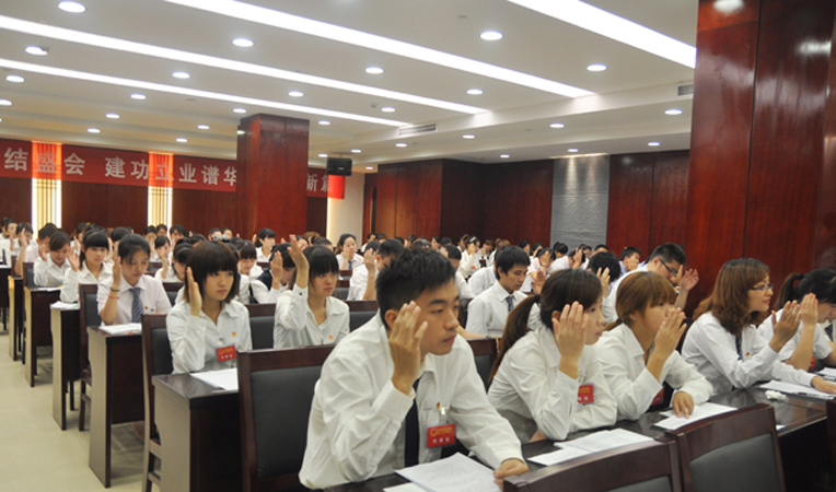 舉手表決通過《華億集團團委第一屆委員會選舉辦法》