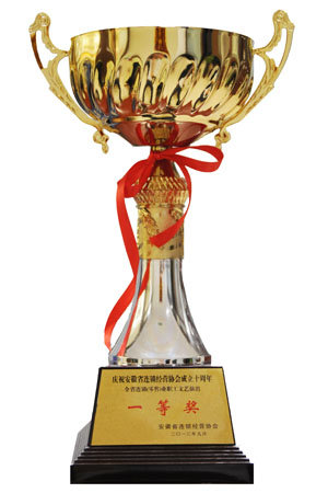 舞蹈《華億我的愛(ài)》獲得一等獎(jiǎng)獎(jiǎng)杯