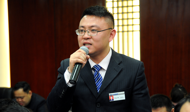 繁昌華億環球影城運營主管薛永峰祝全體同仁新春快樂