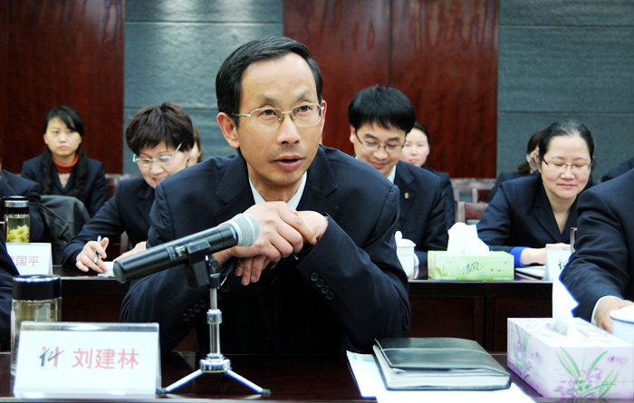 集團財務總監劉建林討論發言