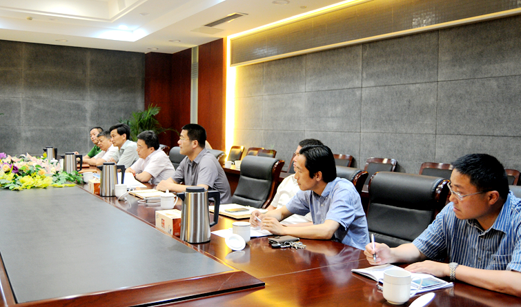 孫躍文區(qū)長一行聽取項領(lǐng)總裁匯報