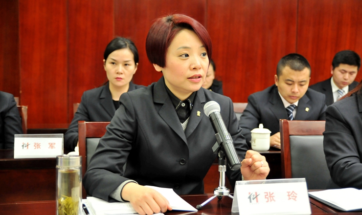 華億國際副總經理、星隆店總經理張玲討論發言