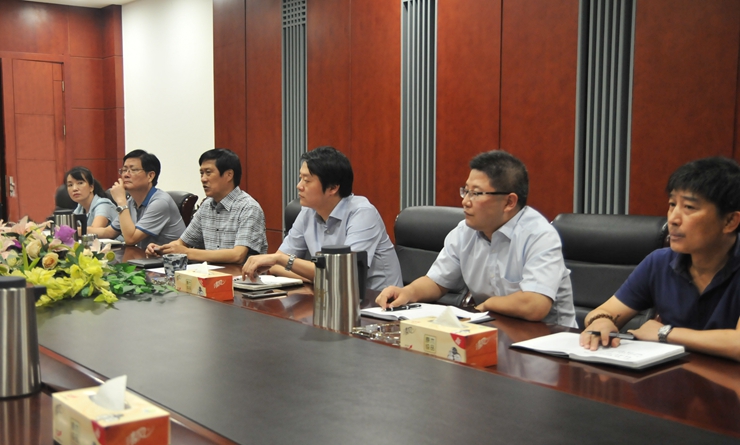 項義水董事長向孫躍文區長一行表示歡迎