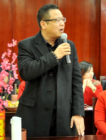 華億國際總經理張樹華向大家拜年